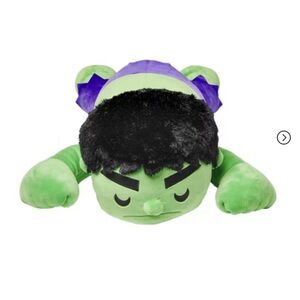 Green and Black Plush Toy